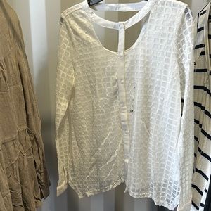 Daytrip cuffed textured top